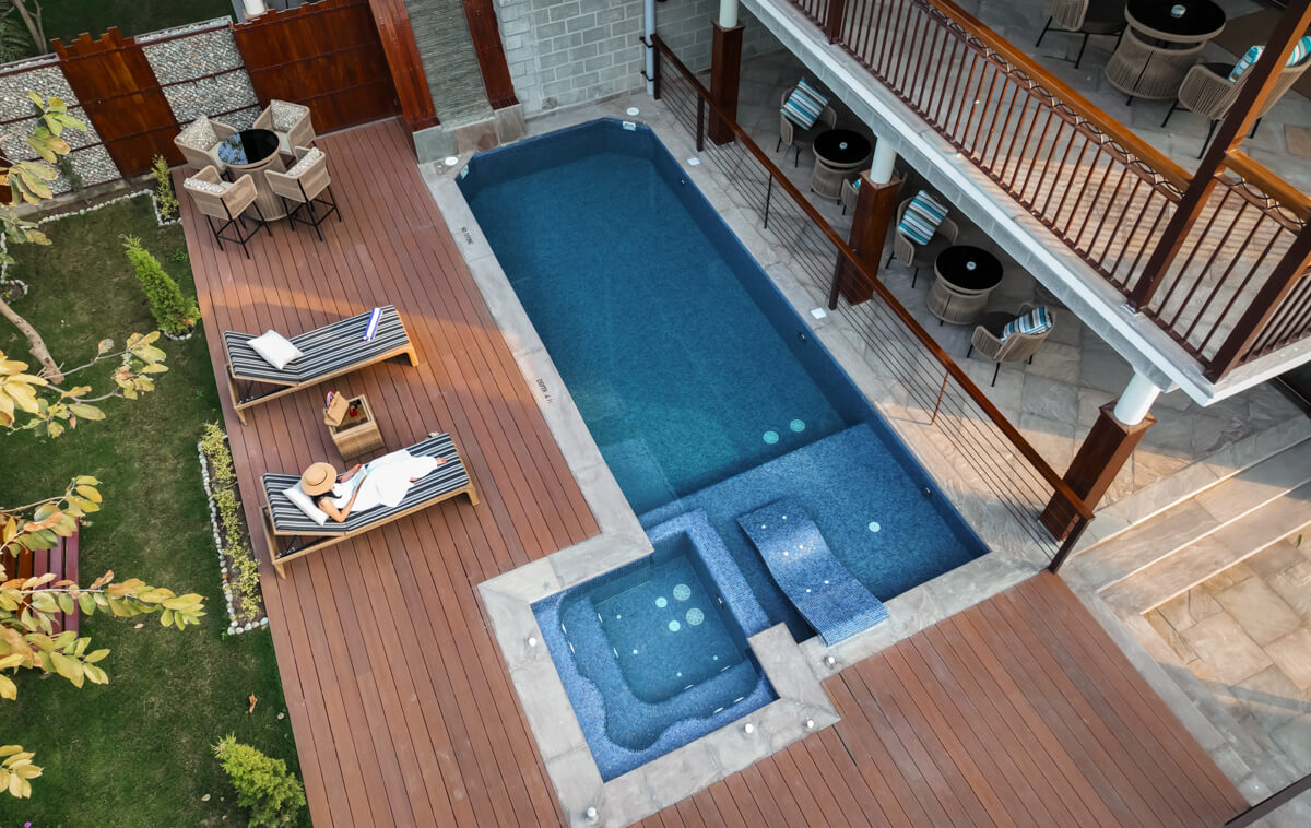 Temperature Controlled Pool | Aahana Resort