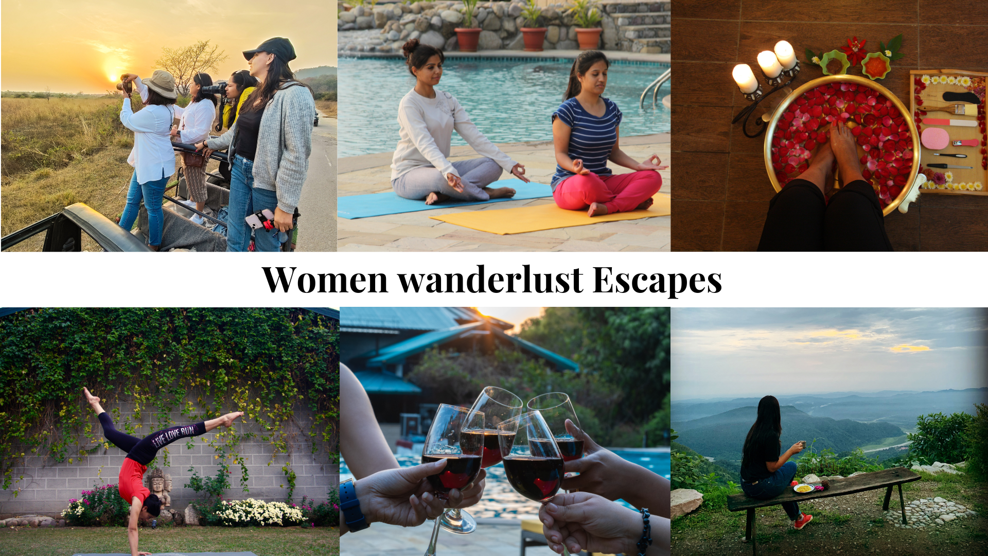 Women wanderlust escapes