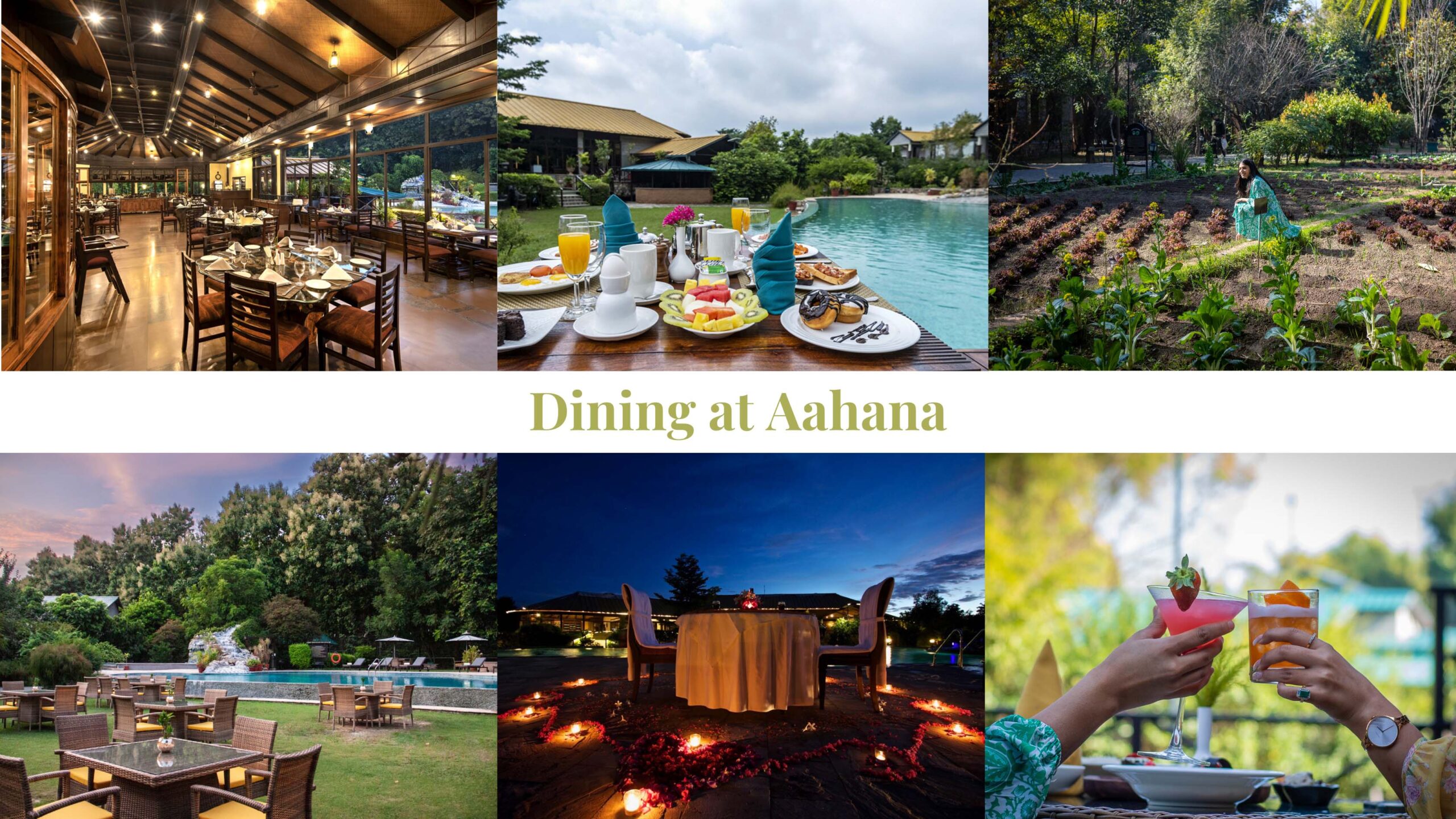 dining at aahana